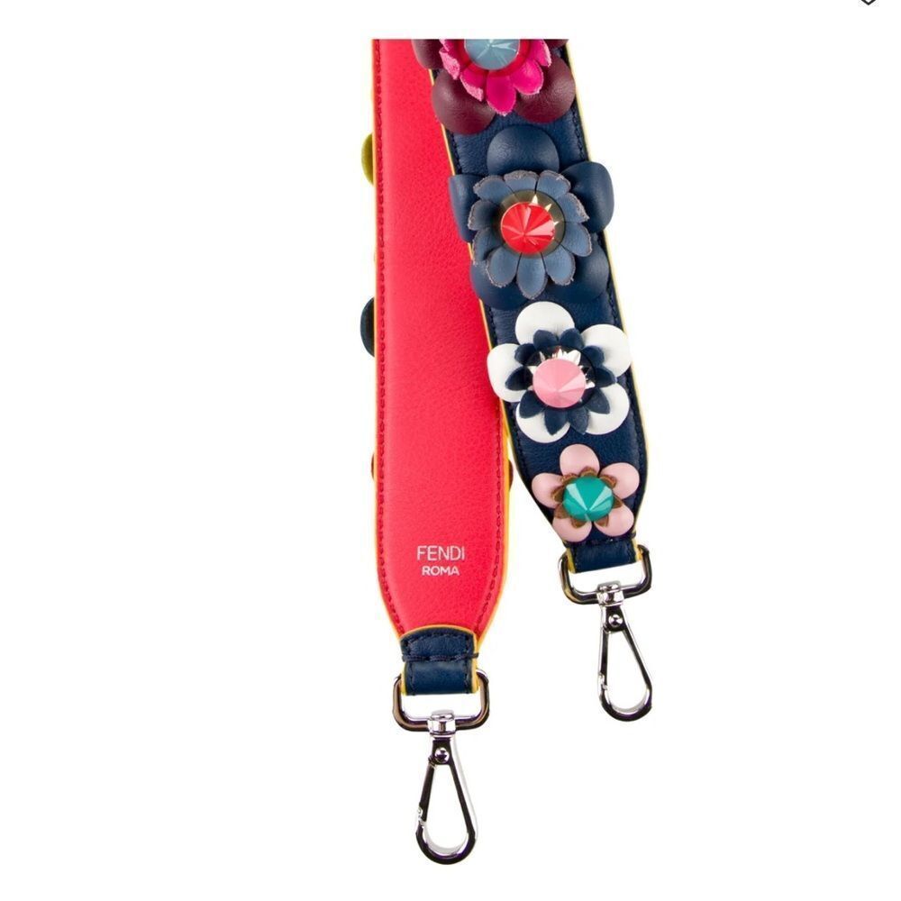 Fendi Flowerland Multicolor Bag Strap - Picture 2 of 6